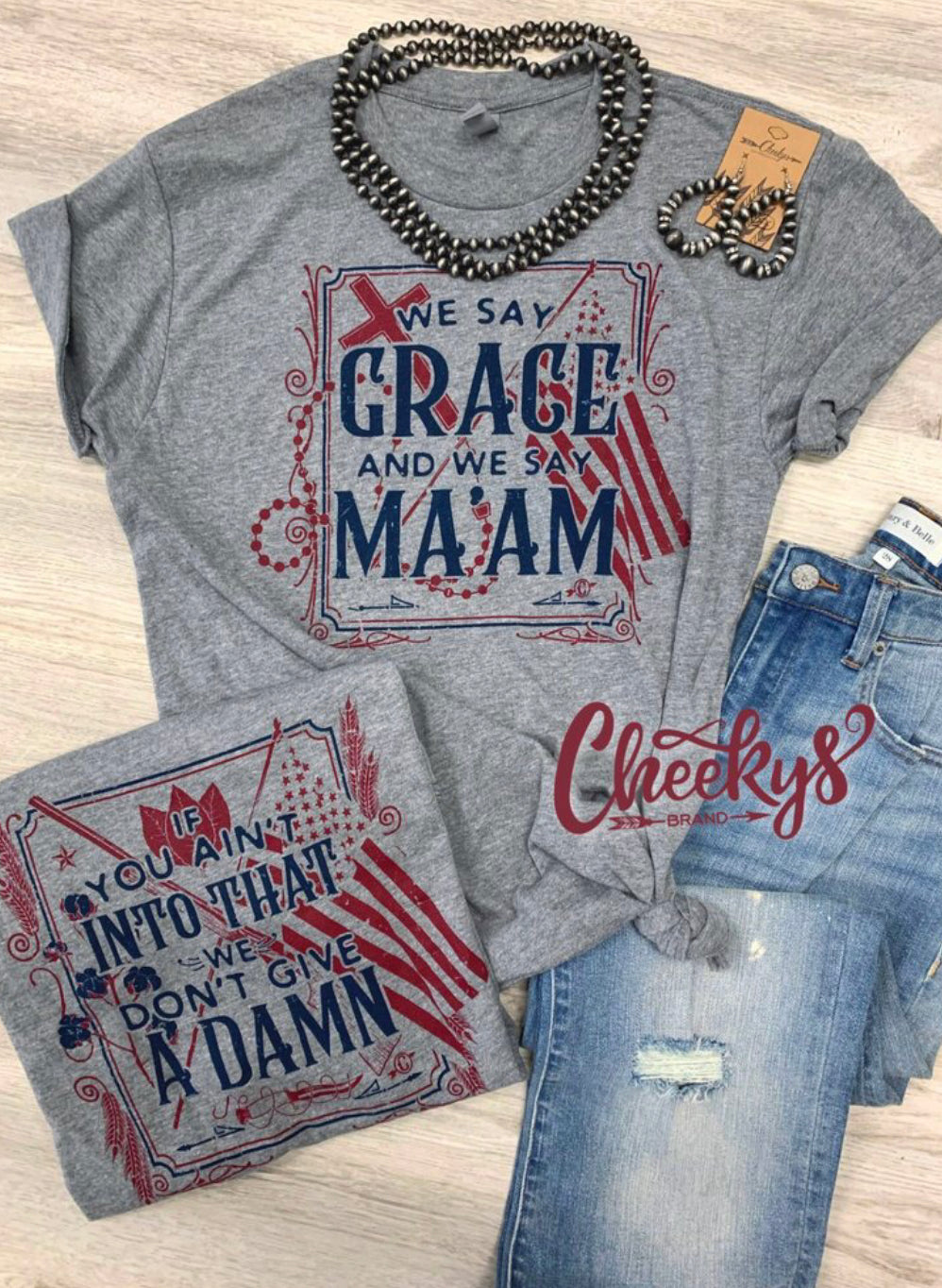 Cheeky’s We Say Grace Graphic Tee