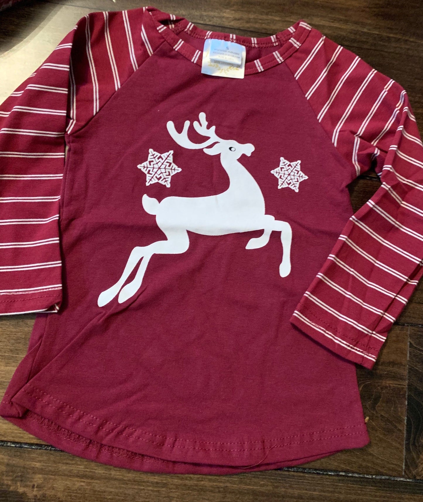 Red Reindeer Top