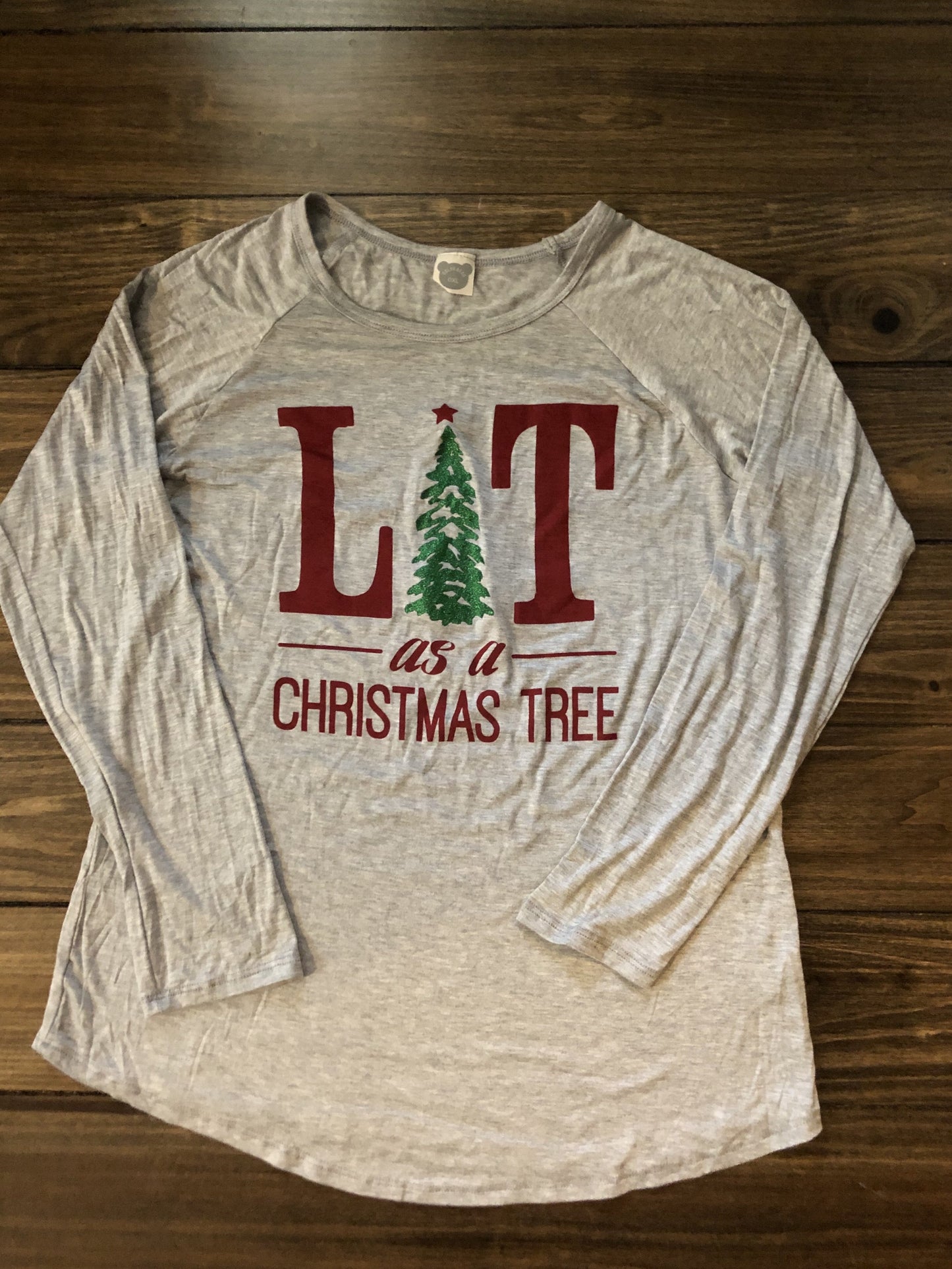 Lit as a Christmas Tree Top (S-3X)