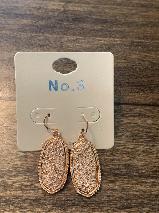 Rose Gold Drop Earrings