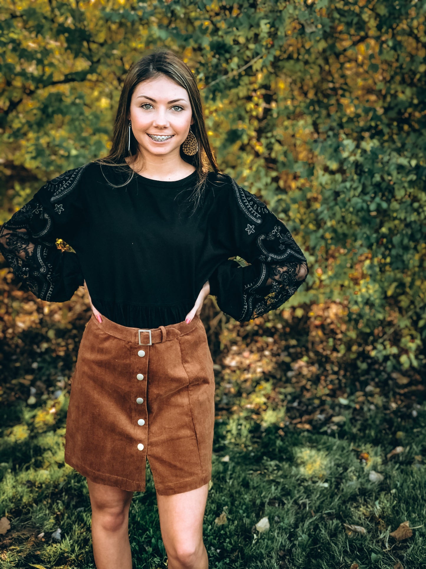 Feeling Fancy Corduroy Skirt