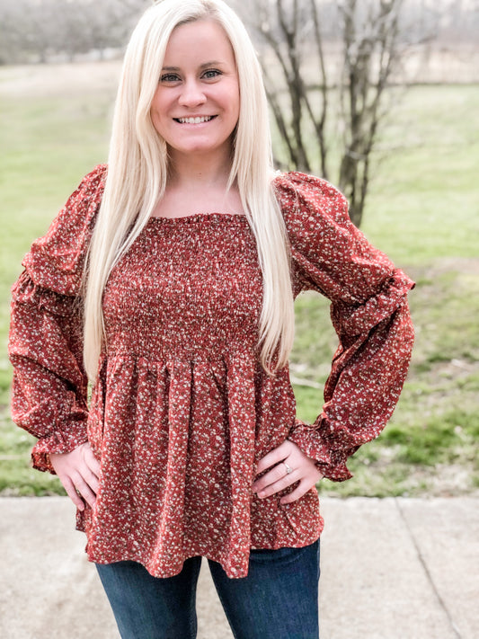 The Lily Smocked Top