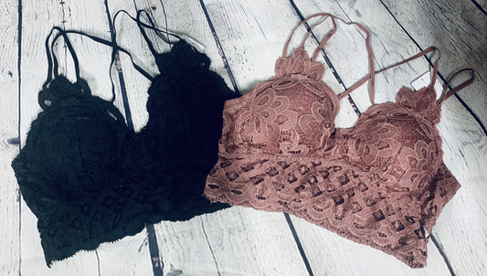 Curvy Crochet Lace Bralette