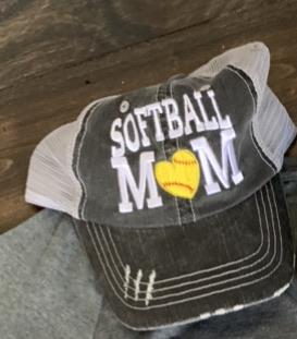 Softball Mom Hat-One Size