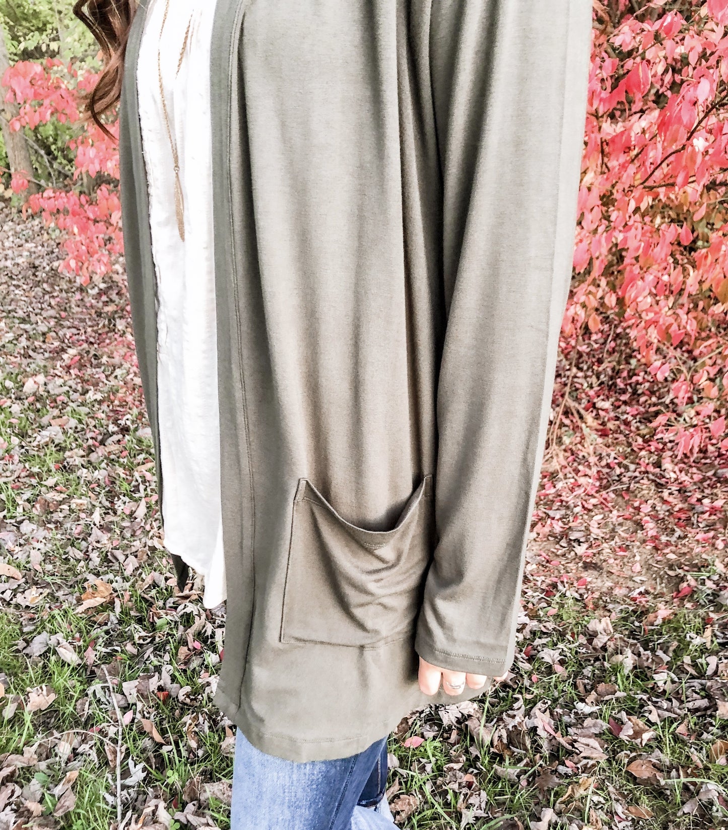 Keeping it Cozy Cardigan | Olive (S-XL)