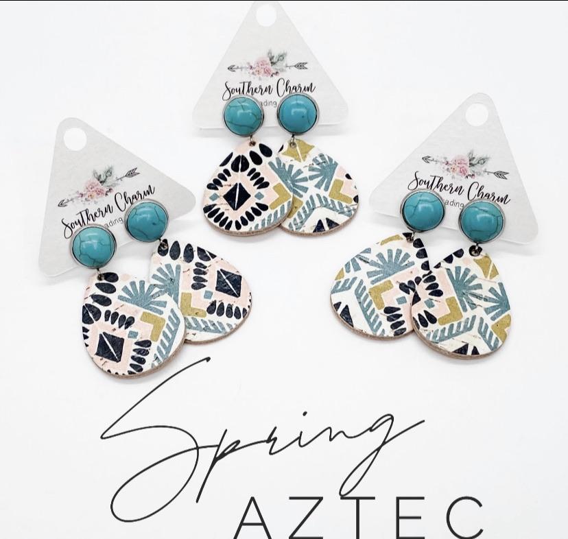 Spring Aztec Dangle Corkies