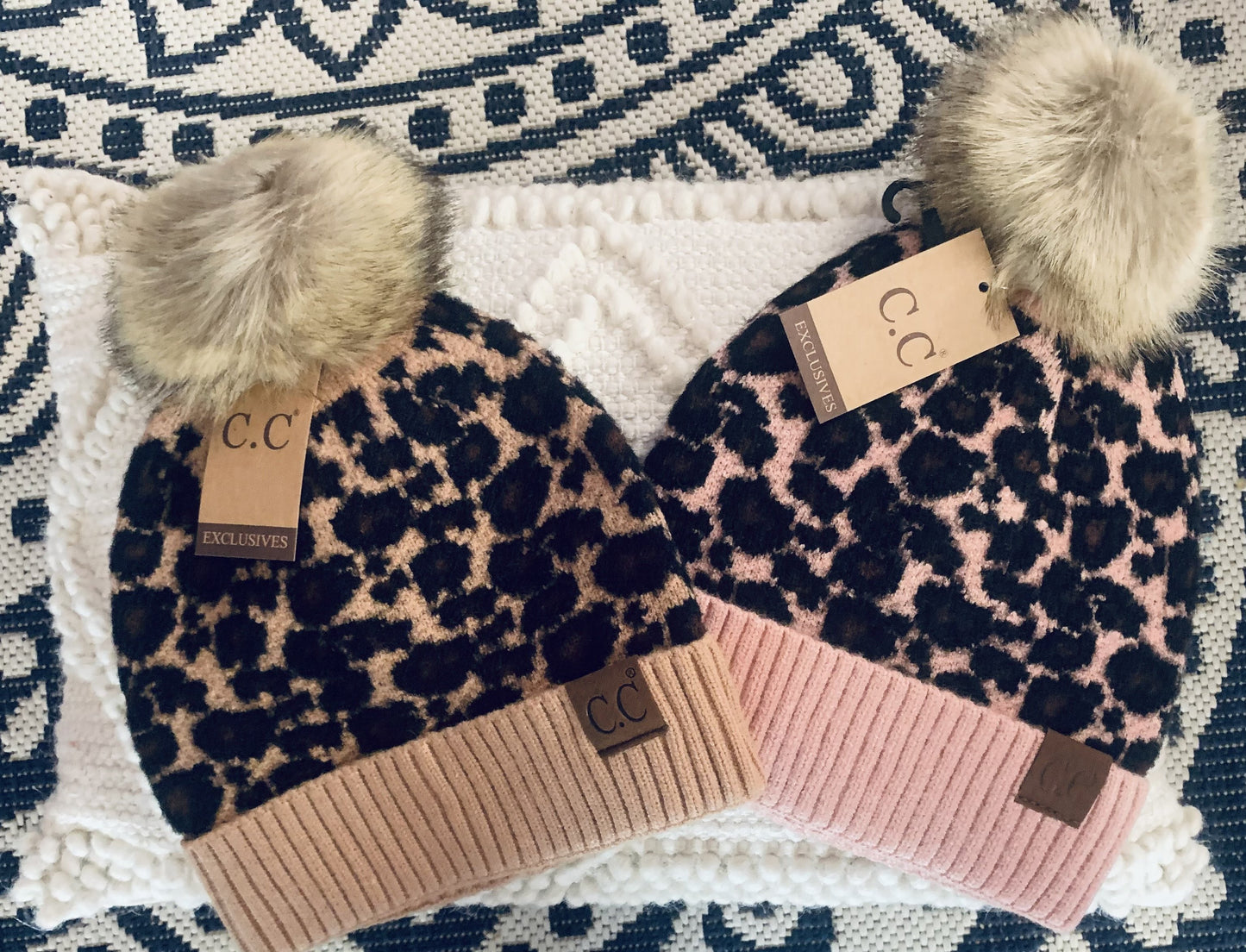 CC Adult Leopard Beanie