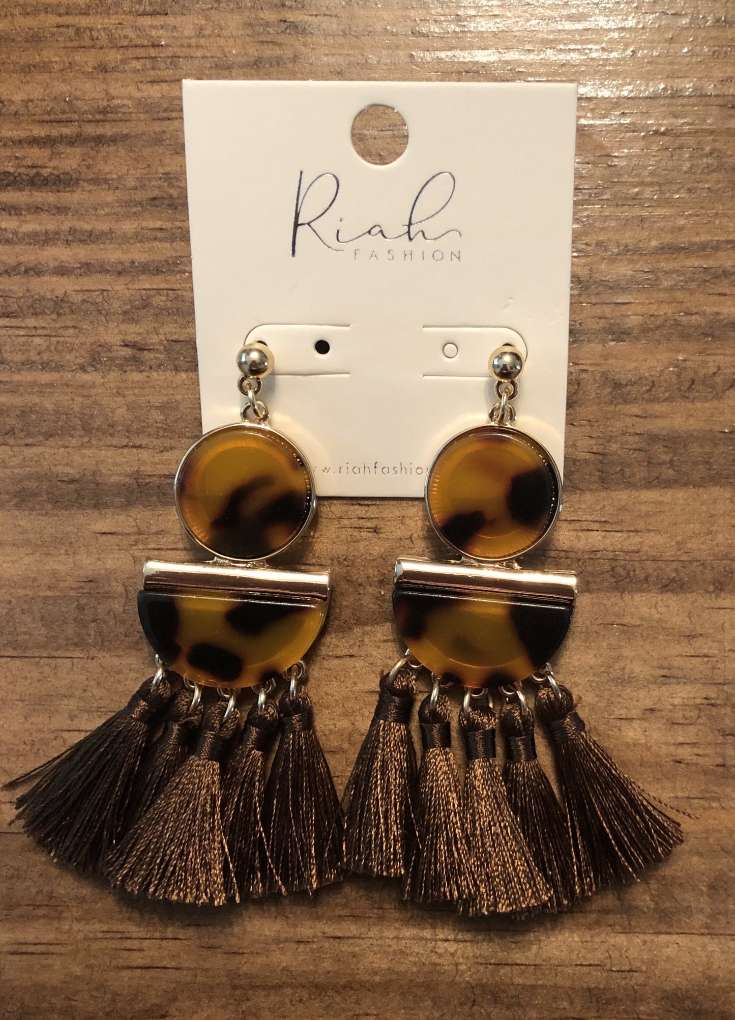 Mocha Tassel Earrings